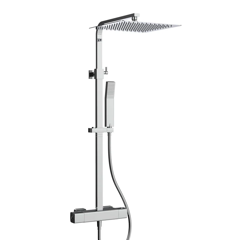 COLUMNA DUCHA TERMOSTATICA ALLURE CON TELEDUCHA MULTIFUNCION