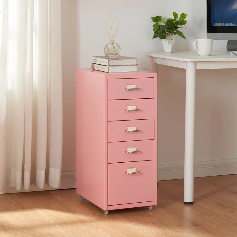 Contenedor móvil Kökar con 5 cajones 69x28x41 cm [en.casa]