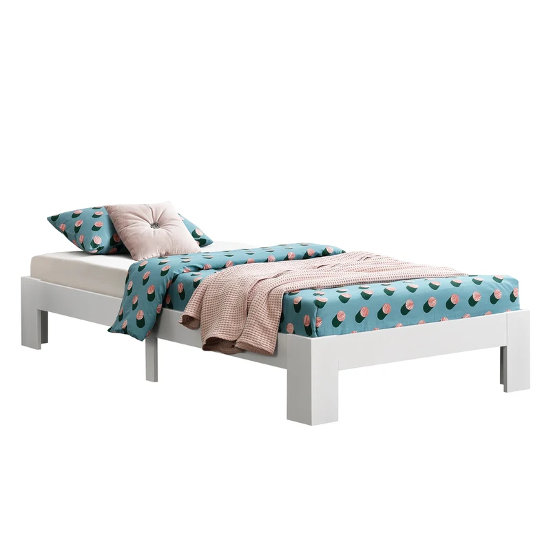 Cama de madera Raisio Cama juvenil varios colores y tamaños en.casa