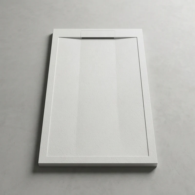 Plato de ducha Hexacore Desagüe Oculto - Resina y Fibra de Vidrio