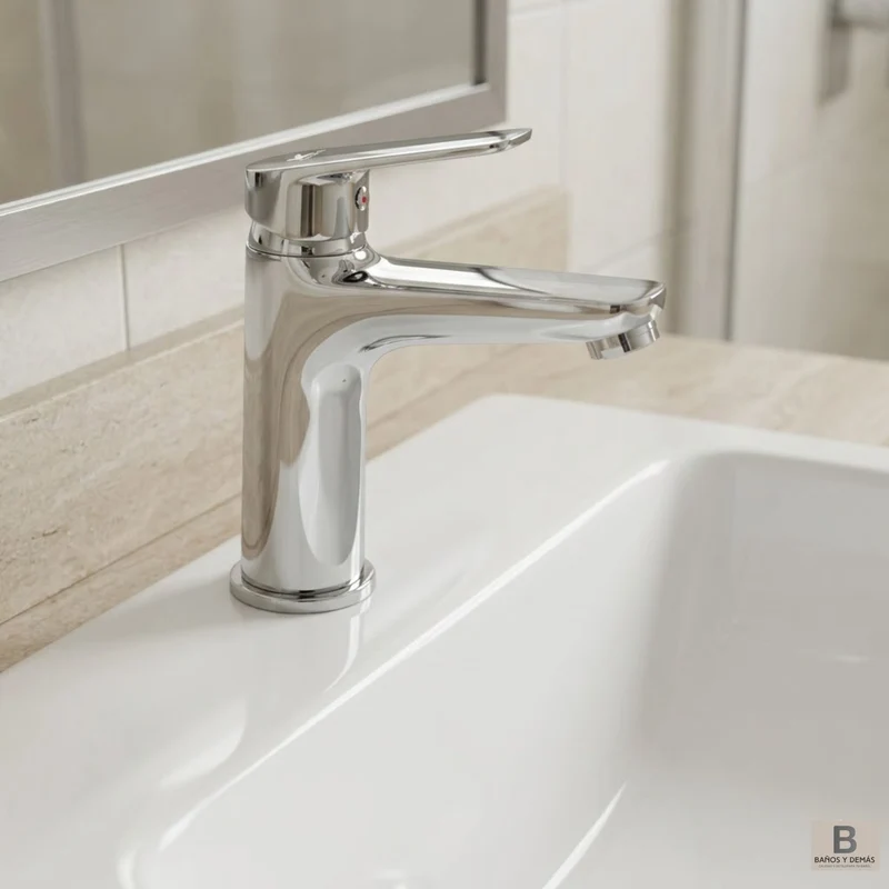 Grifo monomando de lavabo Icon caño largo