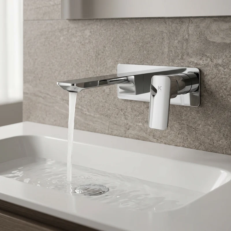 Grifo monomando de lavabo empotrado Skara