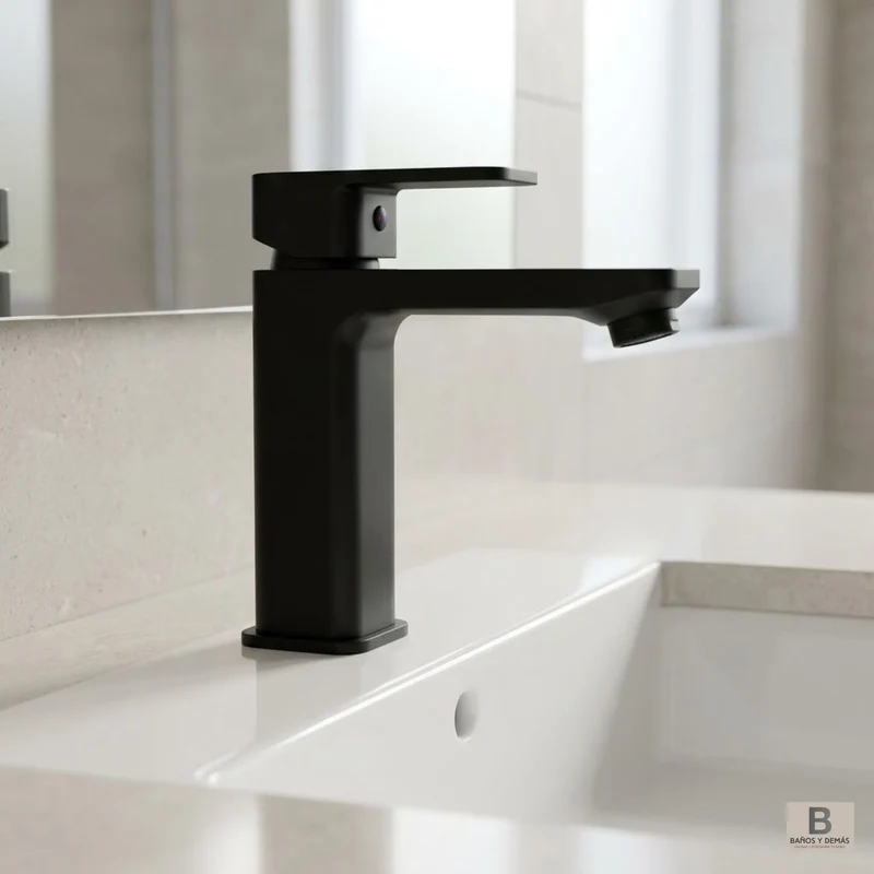 Grifo monomando de lavabo Skara caño largo
