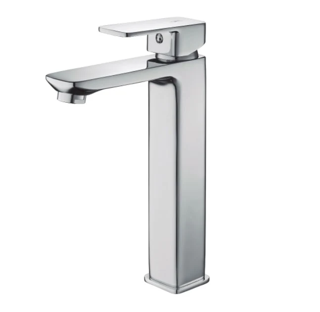Grifo monomando de lavabo Skara caño largo