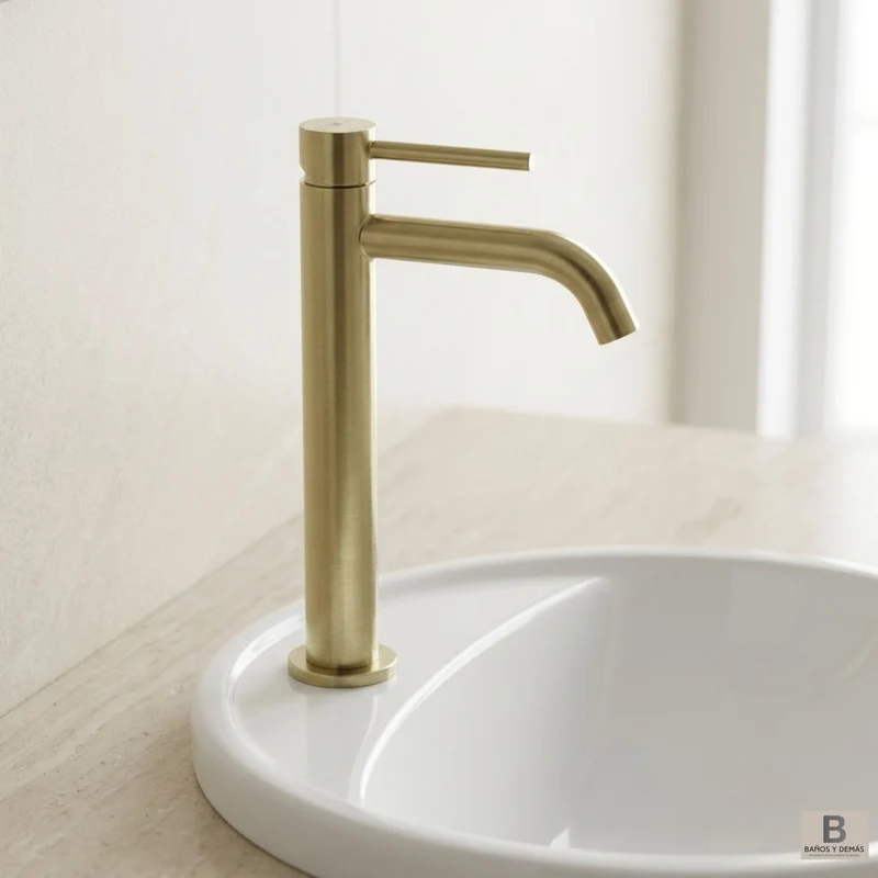 Grifo monomando de lavabo Plenum caño largo
