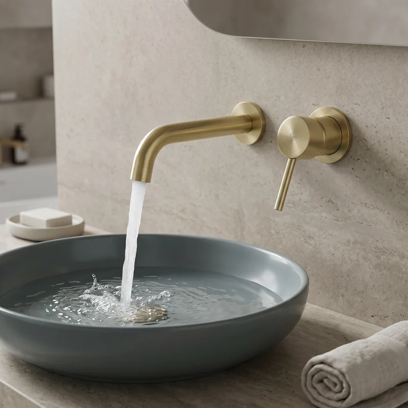 Grifo monomando de lavabo empotrado Plenum