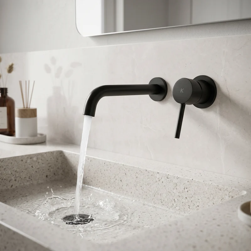 Grifo monomando de lavabo empotrado Plenum