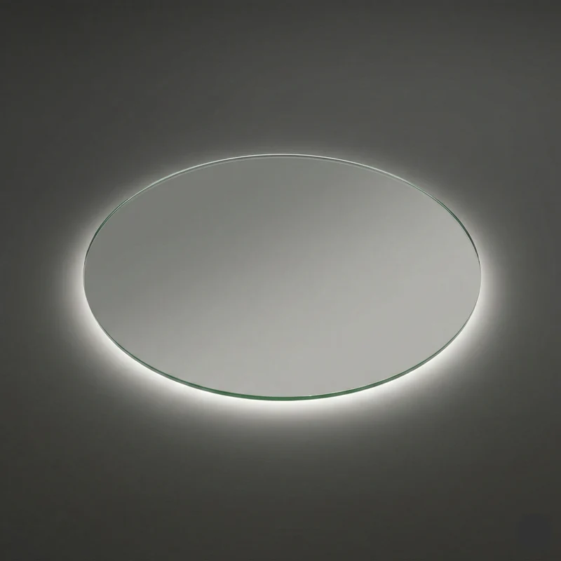 Espejo de baño redondo luz cálida Oporto C Ledimex
