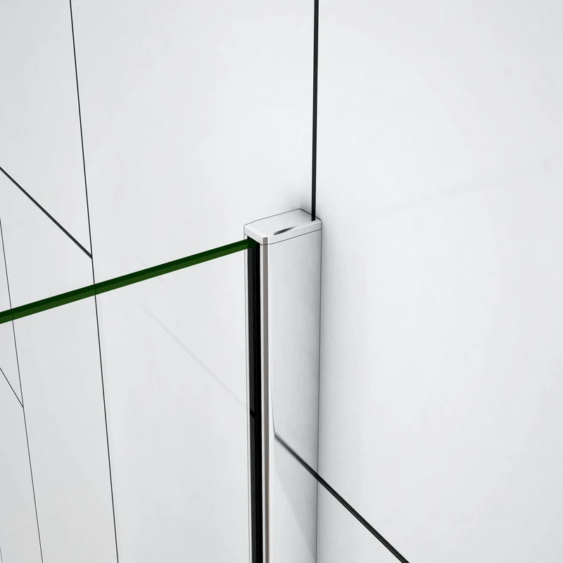 Mampara de Bañera Abatible con Bisagra Cristal 6 MM 120x140cm
