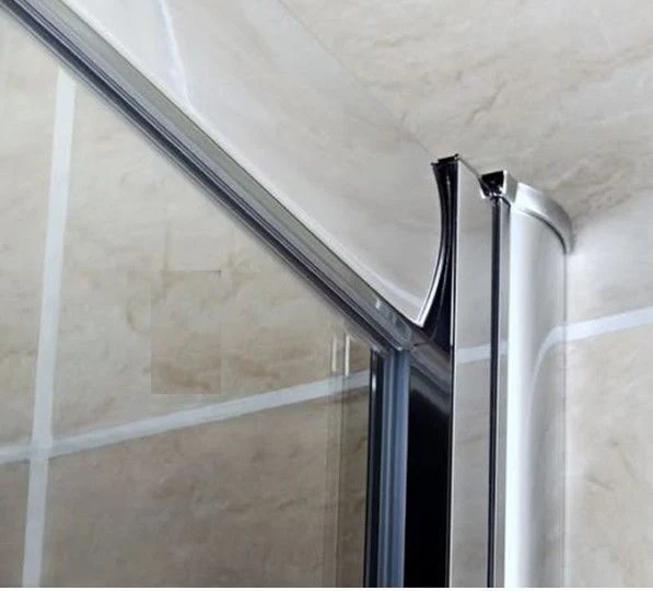 Mamparas de Ducha 2 Fijas + 2 Corredizas Puertas Corredera de Baño cristal vidrio templado 6mm