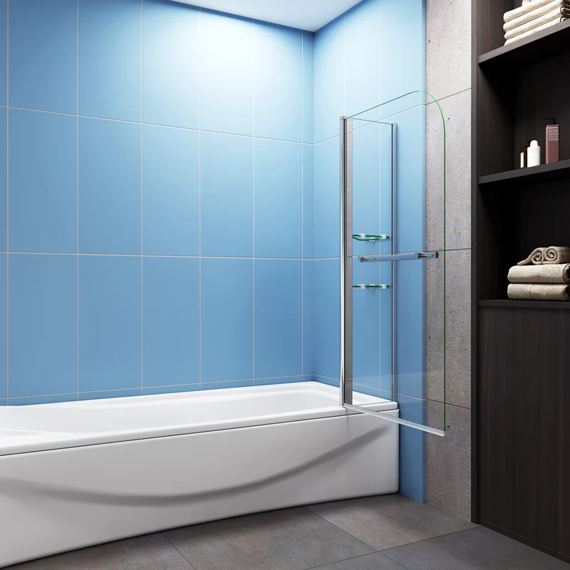 liquidacion Mamparas/Pantalla de Bañera Biombo Plegable para Ducha y Baño