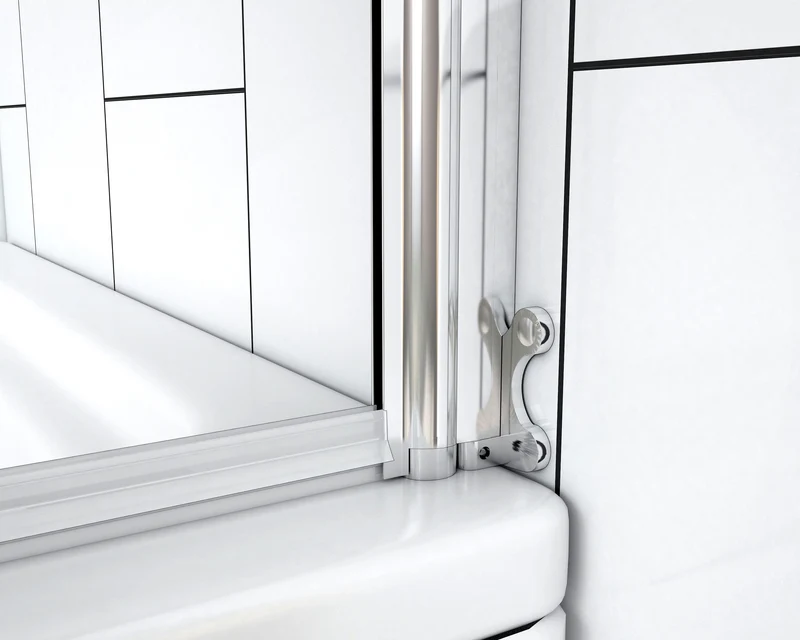Mampara de bañera Abatible Simple de 1 Hoja 180 grados 70x140cm