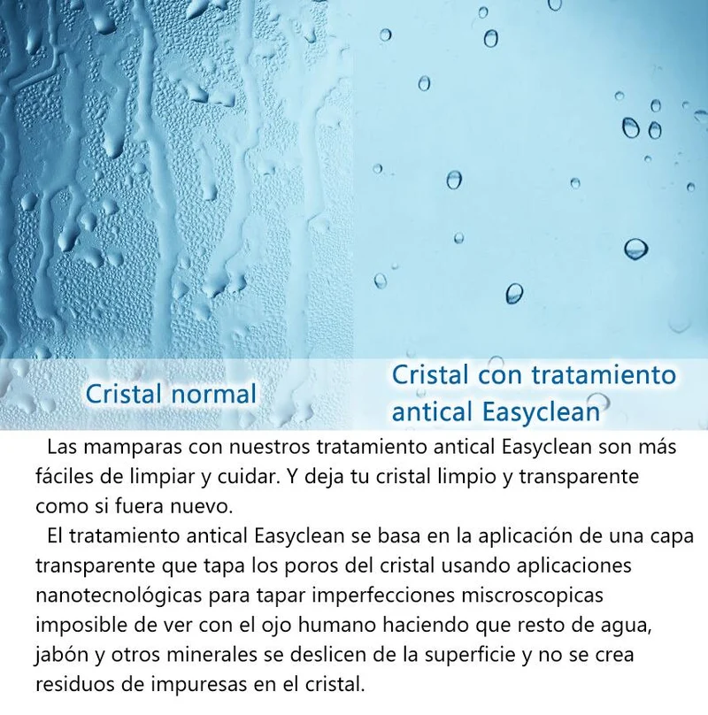 Mamparas de Ducha Corredera Moderna 6mm Cristal Antical