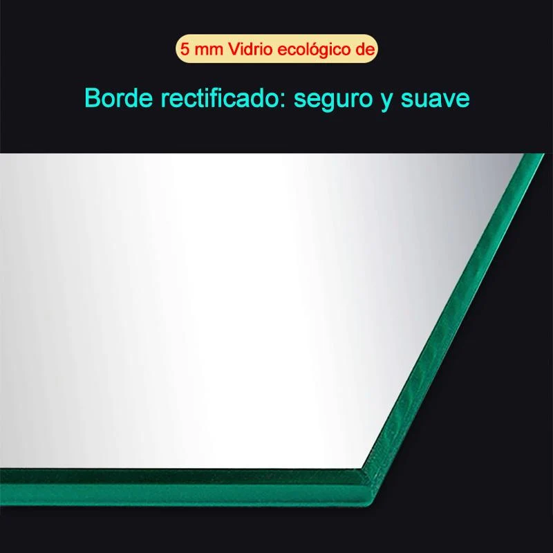 Espejo de para baño led(Birllo LED envolvente) anti-niebla horizontal interruptor de sensor de un toque