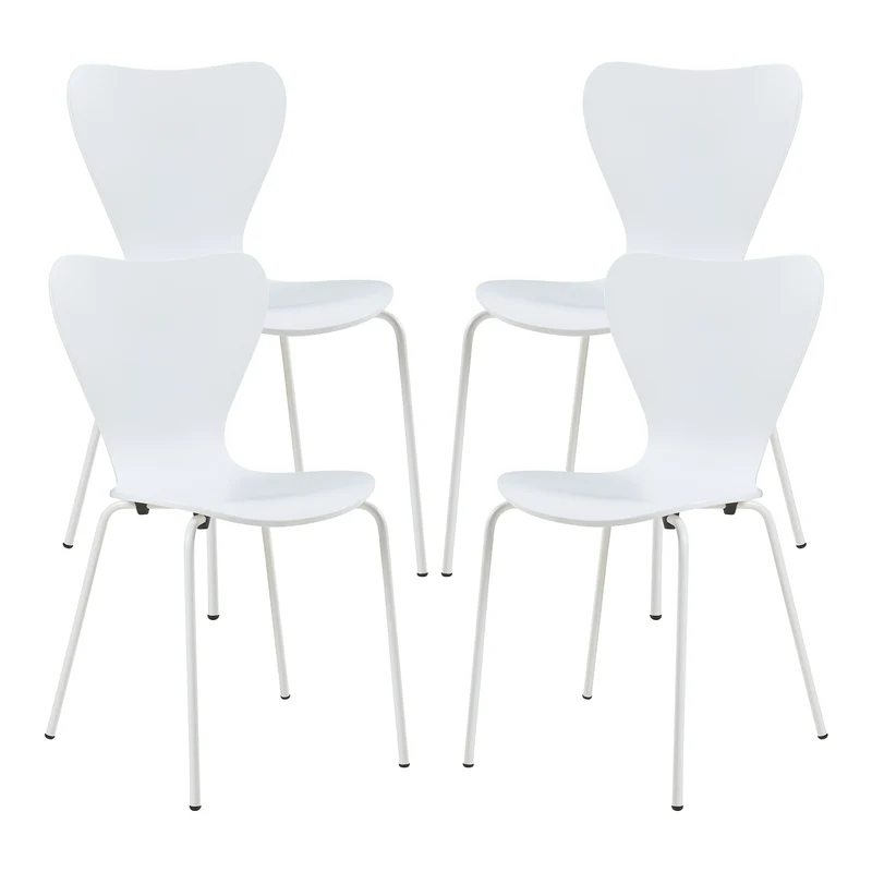 Silla de comedor Essunga juego de 4 [en.casa]