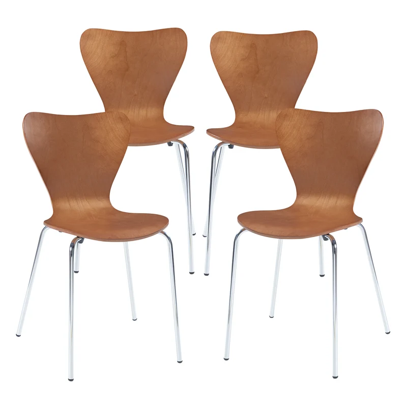 Silla de comedor Essunga juego de 4 [en.casa]