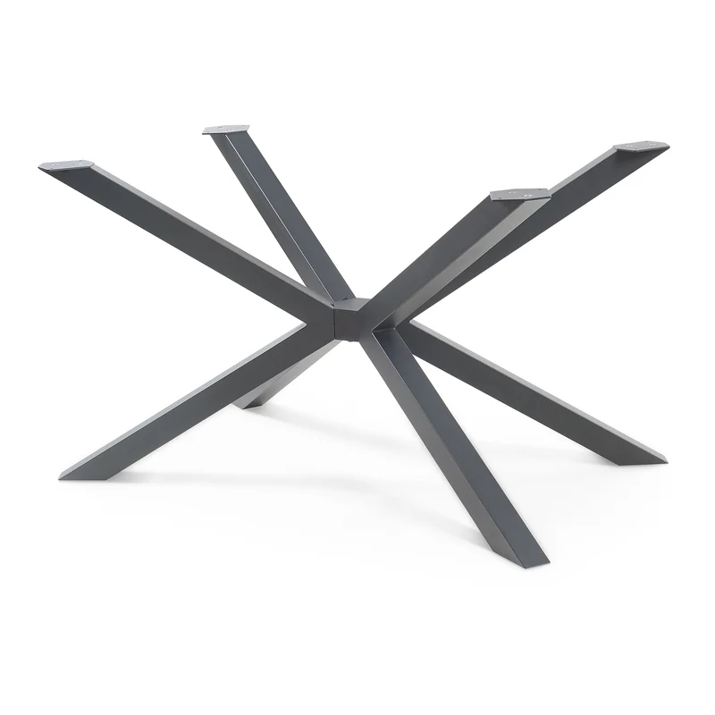 Estructura de mesa Bemeenel 120x75x72 cm Acero Negro [en.casa]