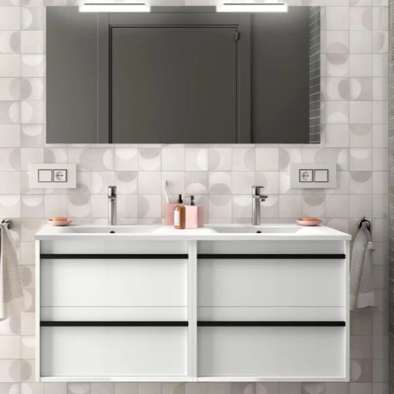 Conjunto mueble de baño Attila Salgar 120 cm 4 cajones