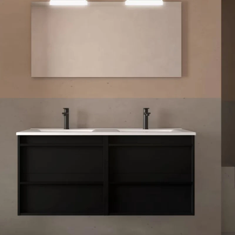 Conjunto mueble de baño Attila Salgar 120 cm 4 cajones