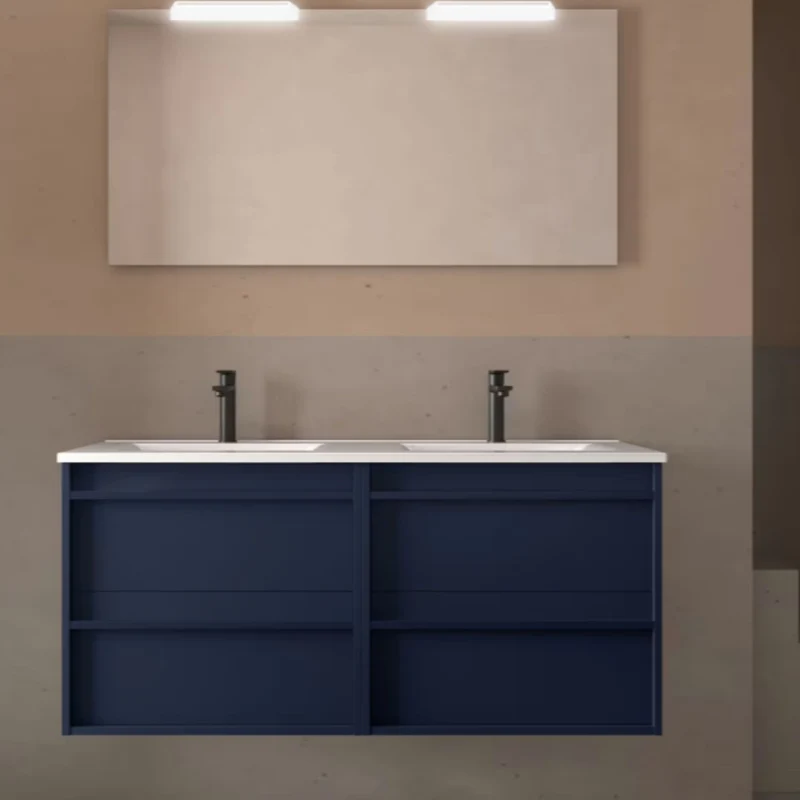 Conjunto mueble de baño Attila Salgar 120 cm 4 cajones