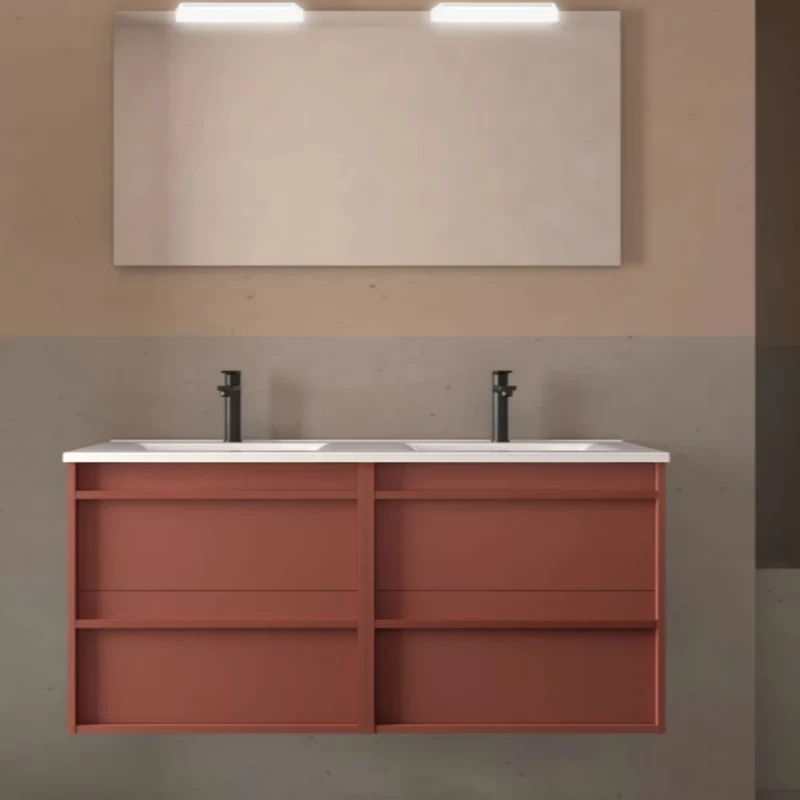 Conjunto mueble de baño Attila Salgar 120 cm 4 cajones