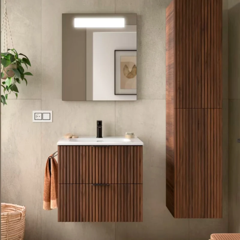 Conjunto mueble de baño Biba Salgar con lavabo Ibon