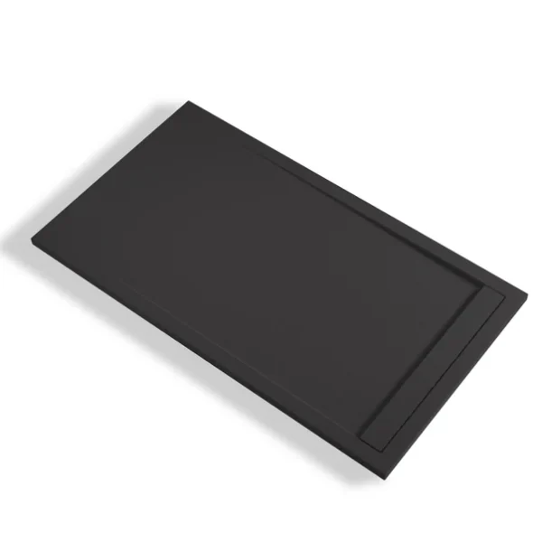 Plato de Ducha de Resina Negro con Desagüe Oculto