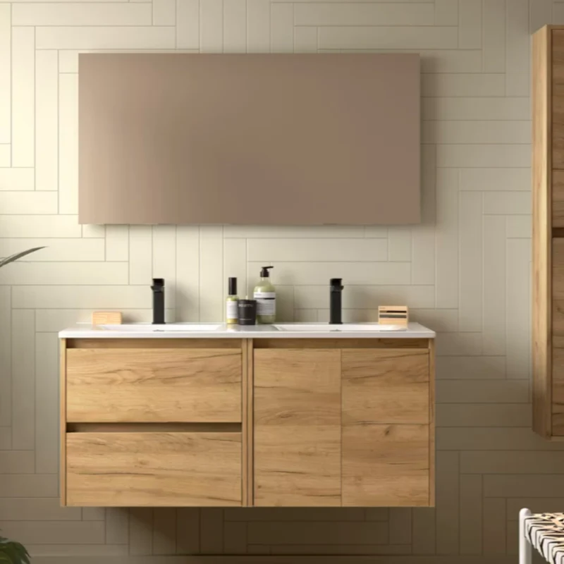 Conjunto mueble de baño Noja Salgar 2 cajones con 2 puertas