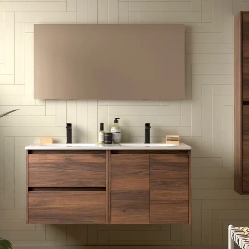 Conjunto mueble de baño Noja Salgar 2 cajones con 2 puertas