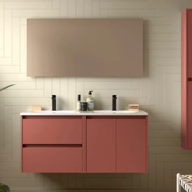 Conjunto mueble de baño Noja Salgar 2 cajones con 2 puertas