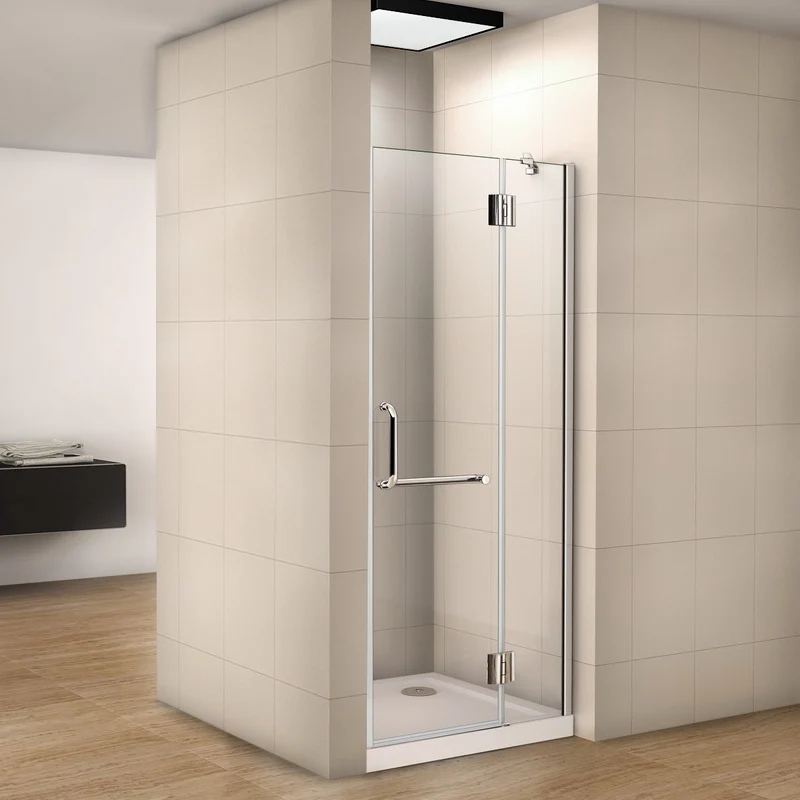 liquidacion Mampara Pantalla de ducha puerta de bisagra 8mm Easyclean vidrio