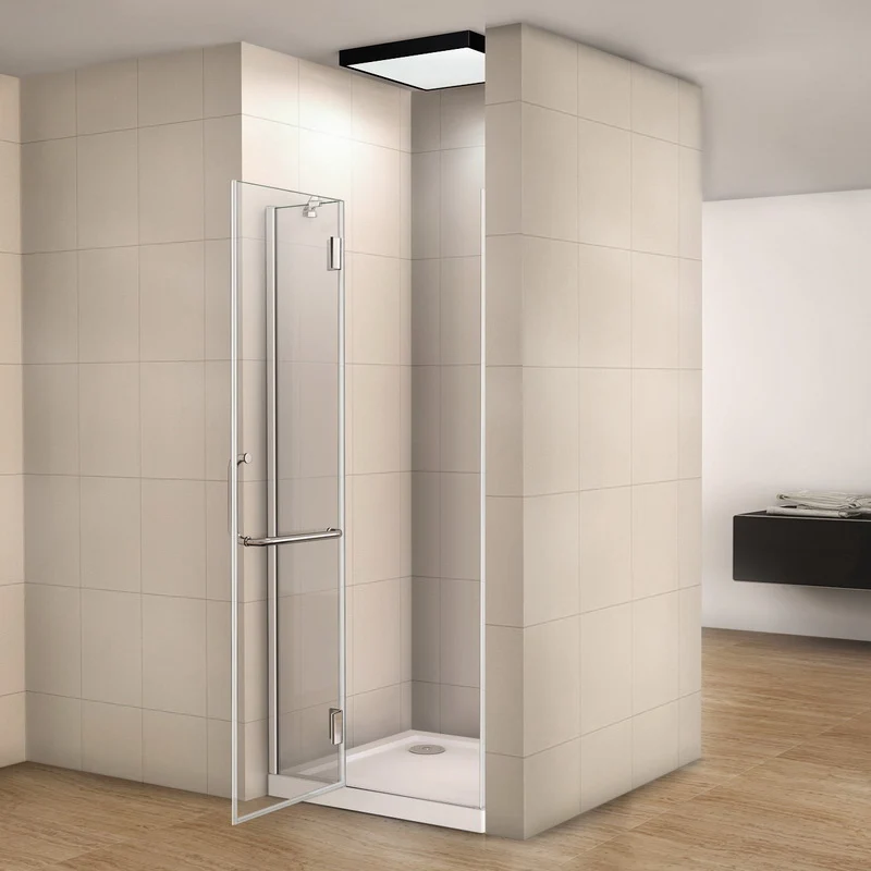 liquidacion Mampara Pantalla de ducha puerta de bisagra 8mm Easyclean vidrio
