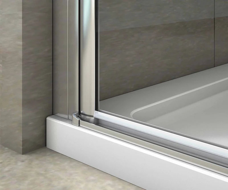 Mamparas de Ducha Puerta sencilla de Baño vidrio 6mm Easyclean