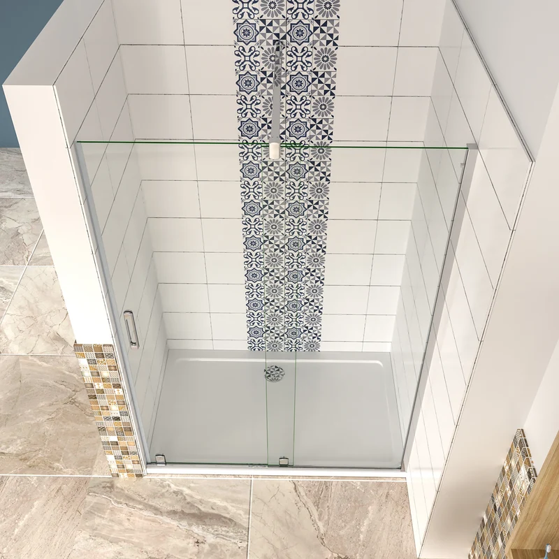 liquidacion Mamparas de Ducha Corredera Elegante 8mm Antical 120x195cm