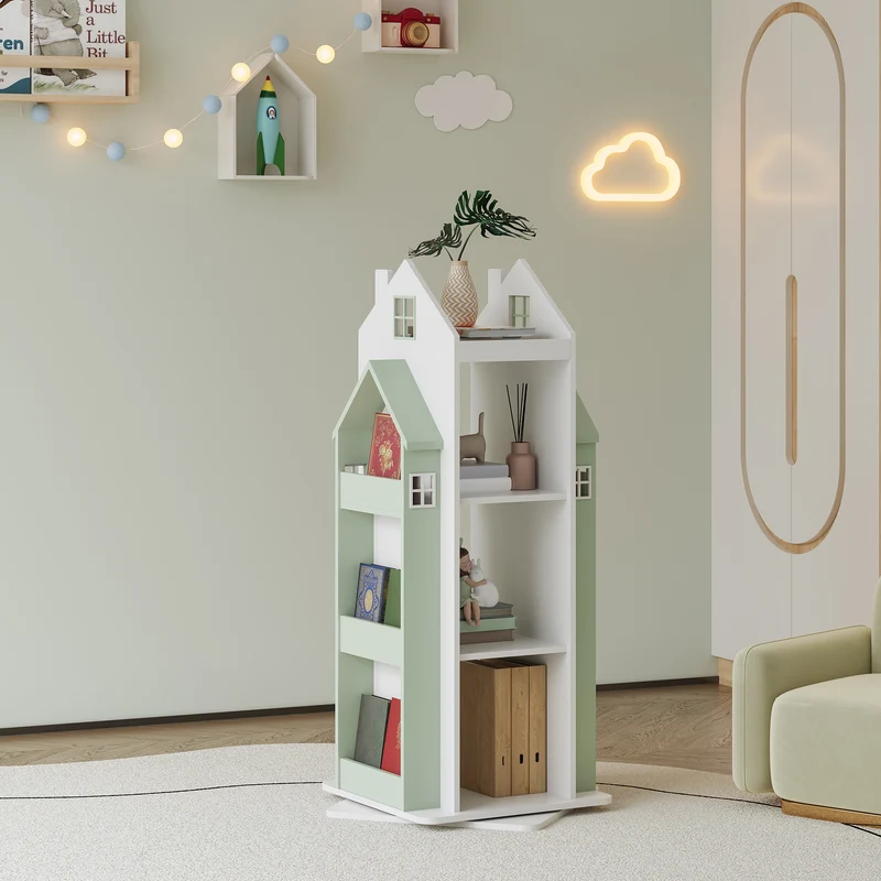 Estantería infantil giratoria Vipsali 108x40x40 cm [en.casa]