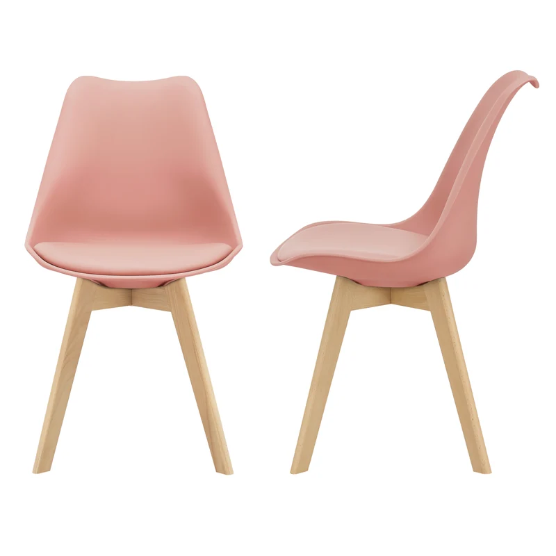 Silla de comedor Fläten juego de 2 [en.casa]