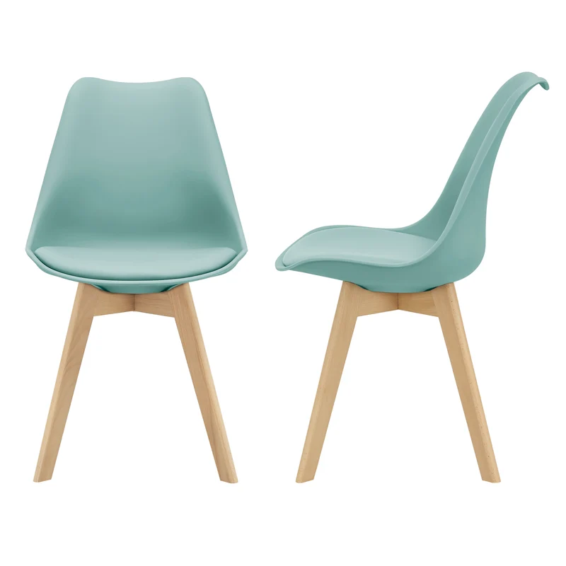 Silla de comedor Fläten juego de 2 [en.casa]