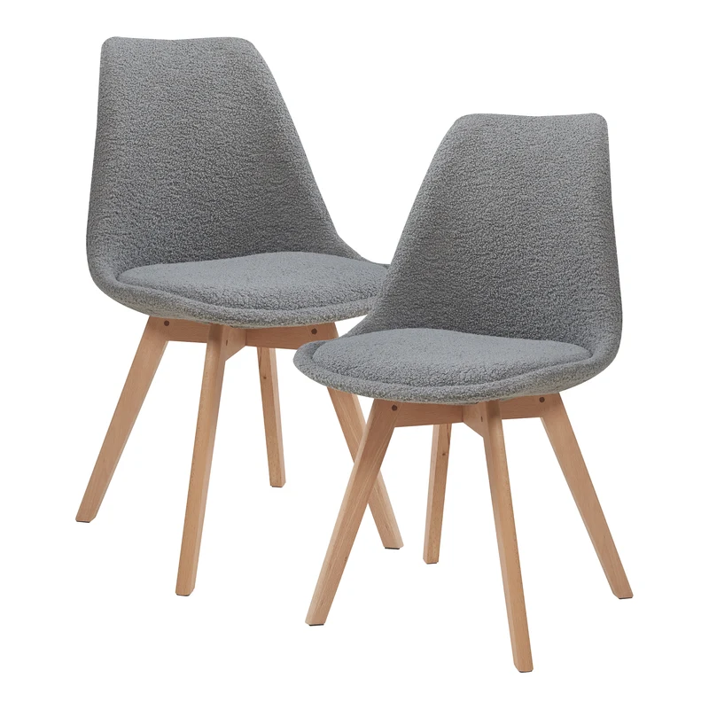 Silla de comedor Fläten juego de 2 [en.casa]