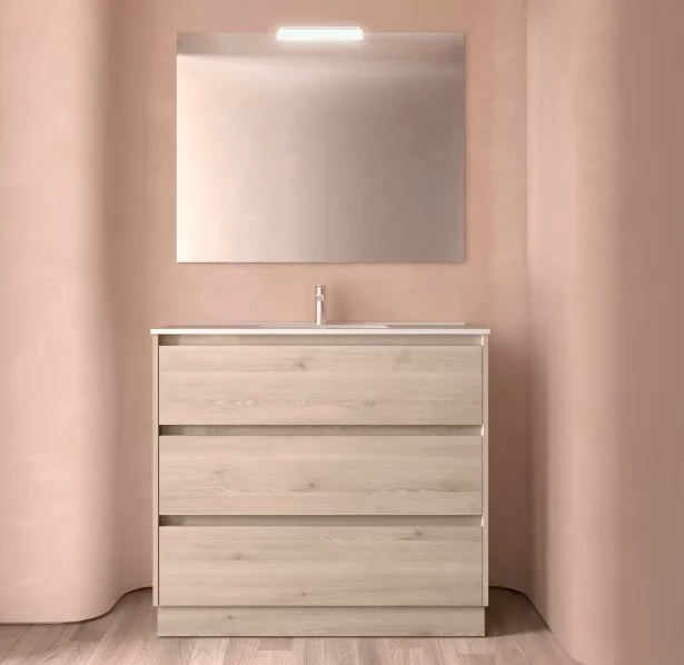 Conjunto mueble de baño 3 cajones Noja Salgar