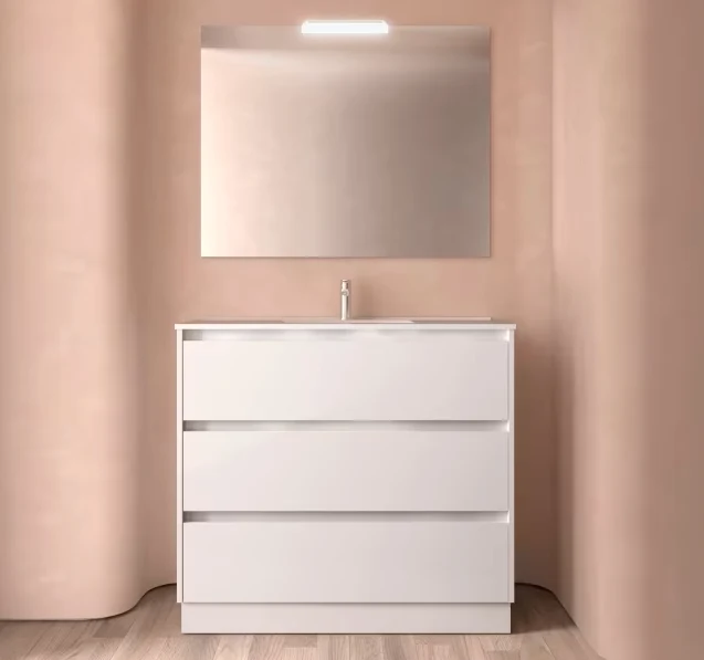 Conjunto mueble de baño 3 cajones Noja Salgar