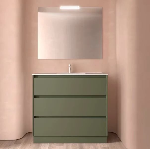 Conjunto mueble de baño 3 cajones Noja Salgar