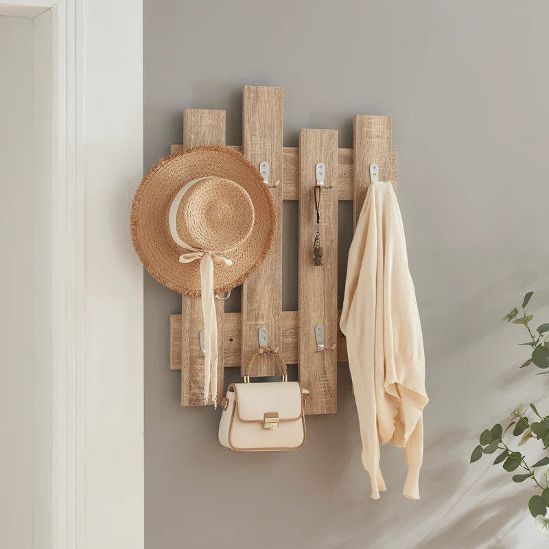 Perchero de pared Raseborg [en.casa]