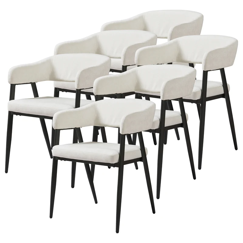 Silla de comedor Kohlmand Set [en.casa]