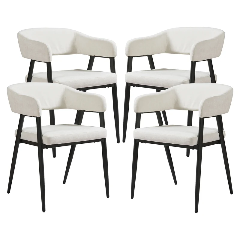 Silla de comedor Kohlmand Set [en.casa]
