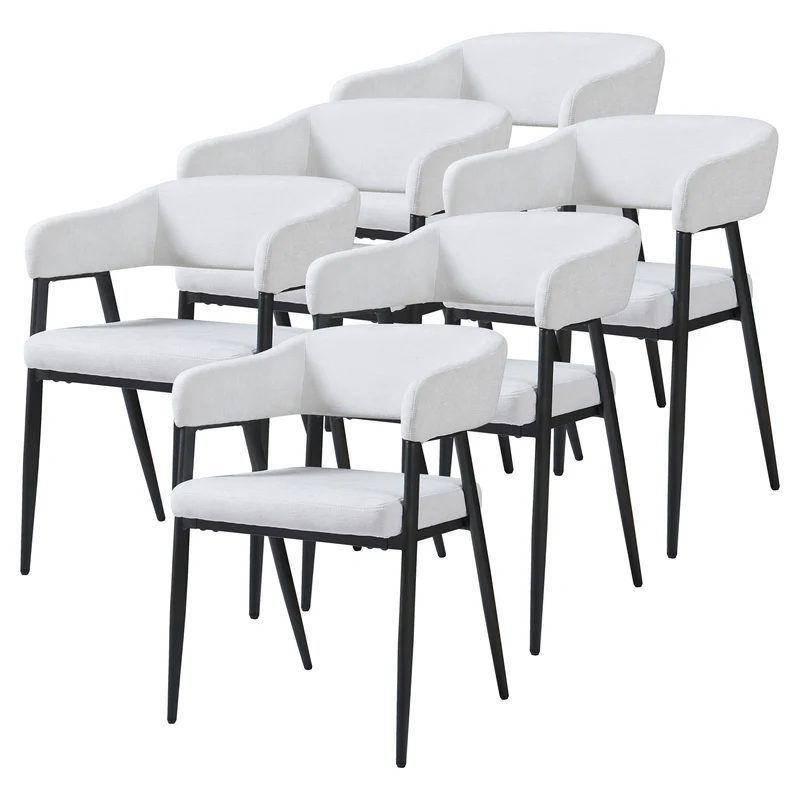 Silla de comedor Kohlmand Set [en.casa]