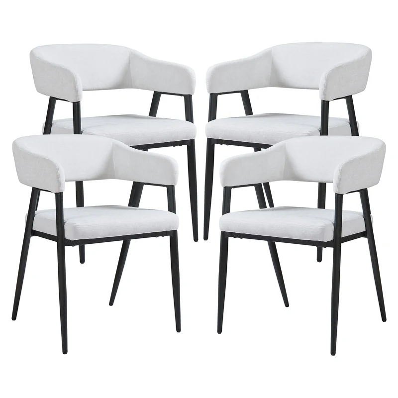 Silla de comedor Kohlmand Set [en.casa]