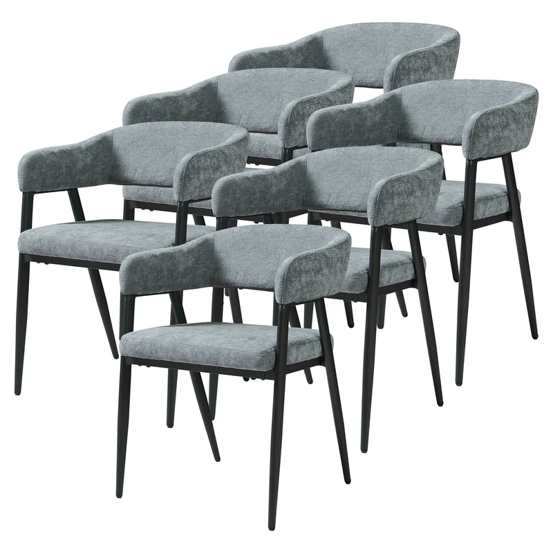 Silla de comedor Kohlmand Set [en.casa]