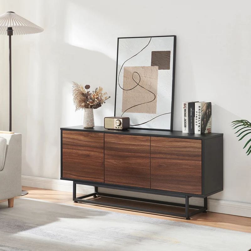 Aparador Boxholm con puertas [en.casa]