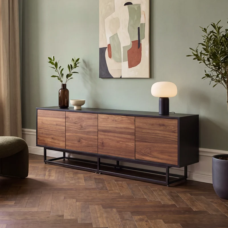 Aparador Boxholm con puertas [en.casa]