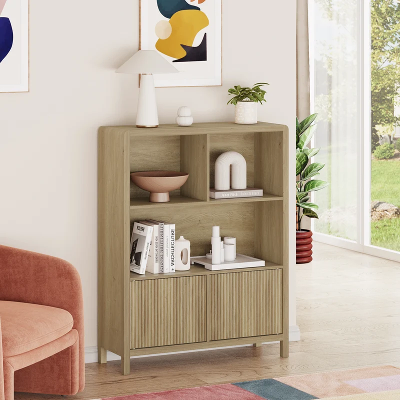 Cómoda Lukkodso con puertas [en.casa]